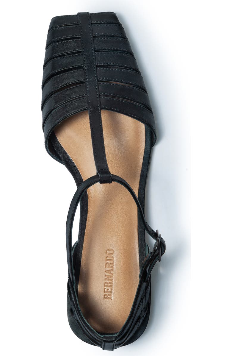 Bernardo Footwear Brighton Fisherman Flat, Alternate, color, Black