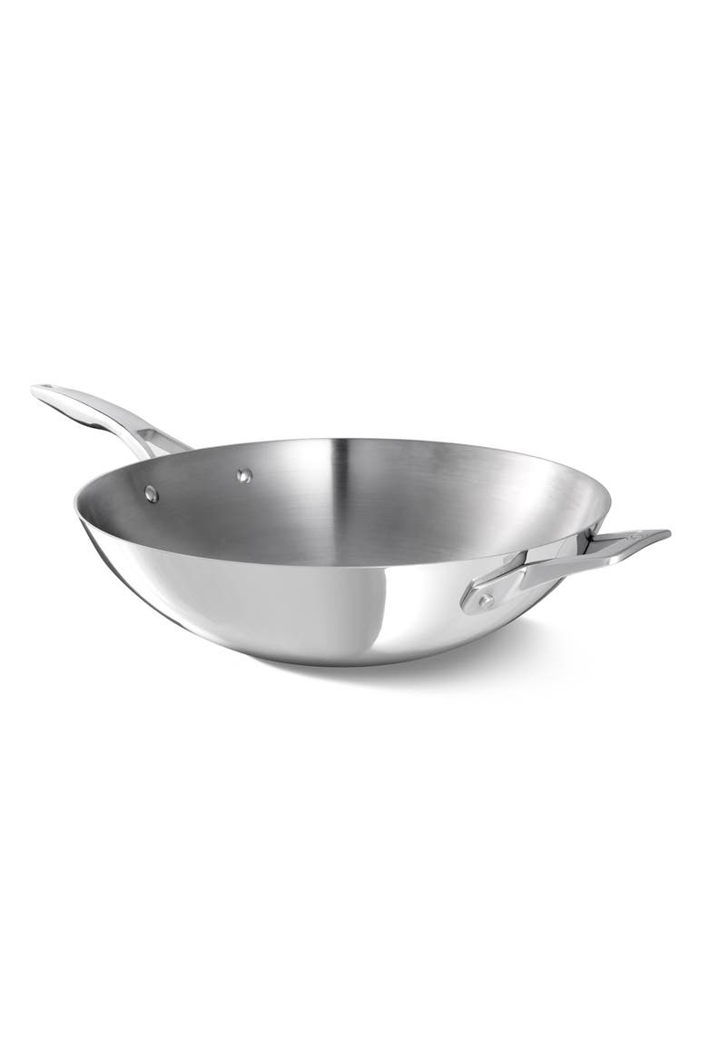 Premier Stainless Steel 13-Inch Wok, Main, color, STAINLESS STEEL