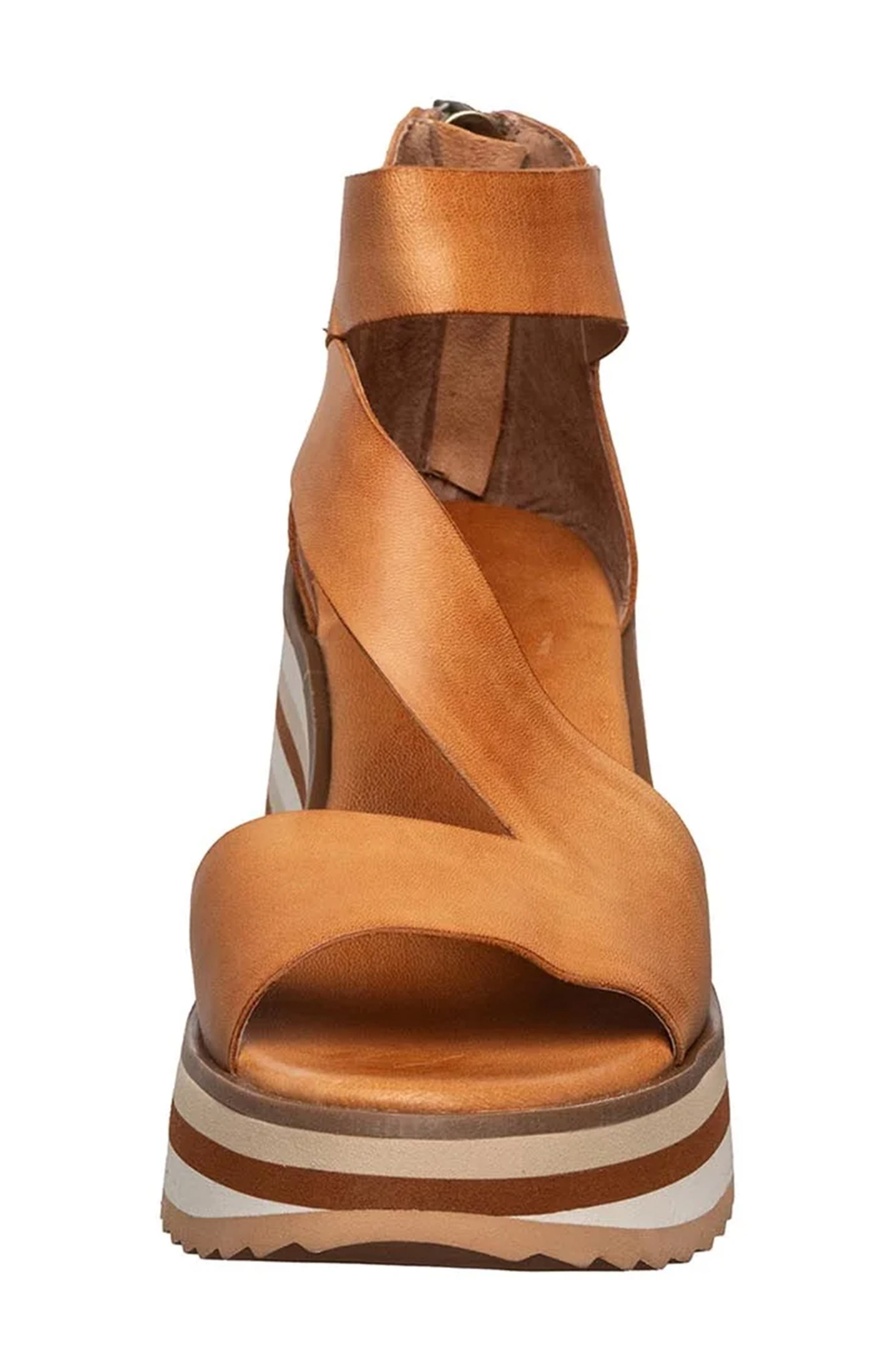 ANTELOPE Davi Wedge Sandal, Alternate, color, Taupe