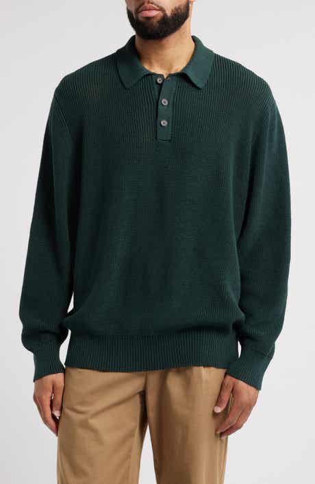 Corridor Slouchy Cotton Polo Sweater