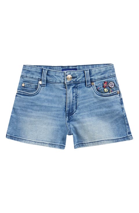 Kids' Embroidered Denim Shorts (Little Kid & Big Kid)
