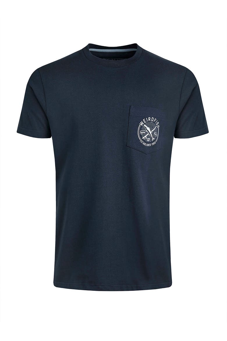 Tidal Branded Pocket T-Shirt, Alternate, color, Navy