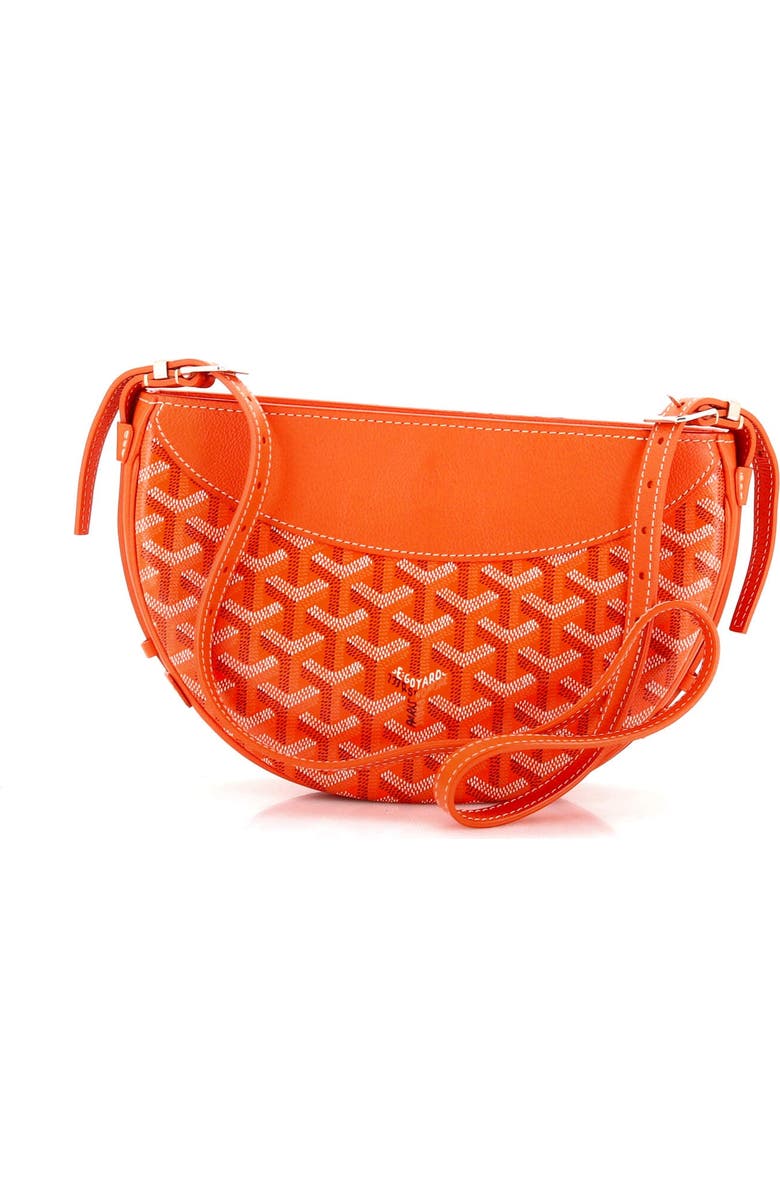 Pre-Owned Goyard Hirondelle Shoulder Bag Coated Canvas and Leather, Alternate, color, Orange