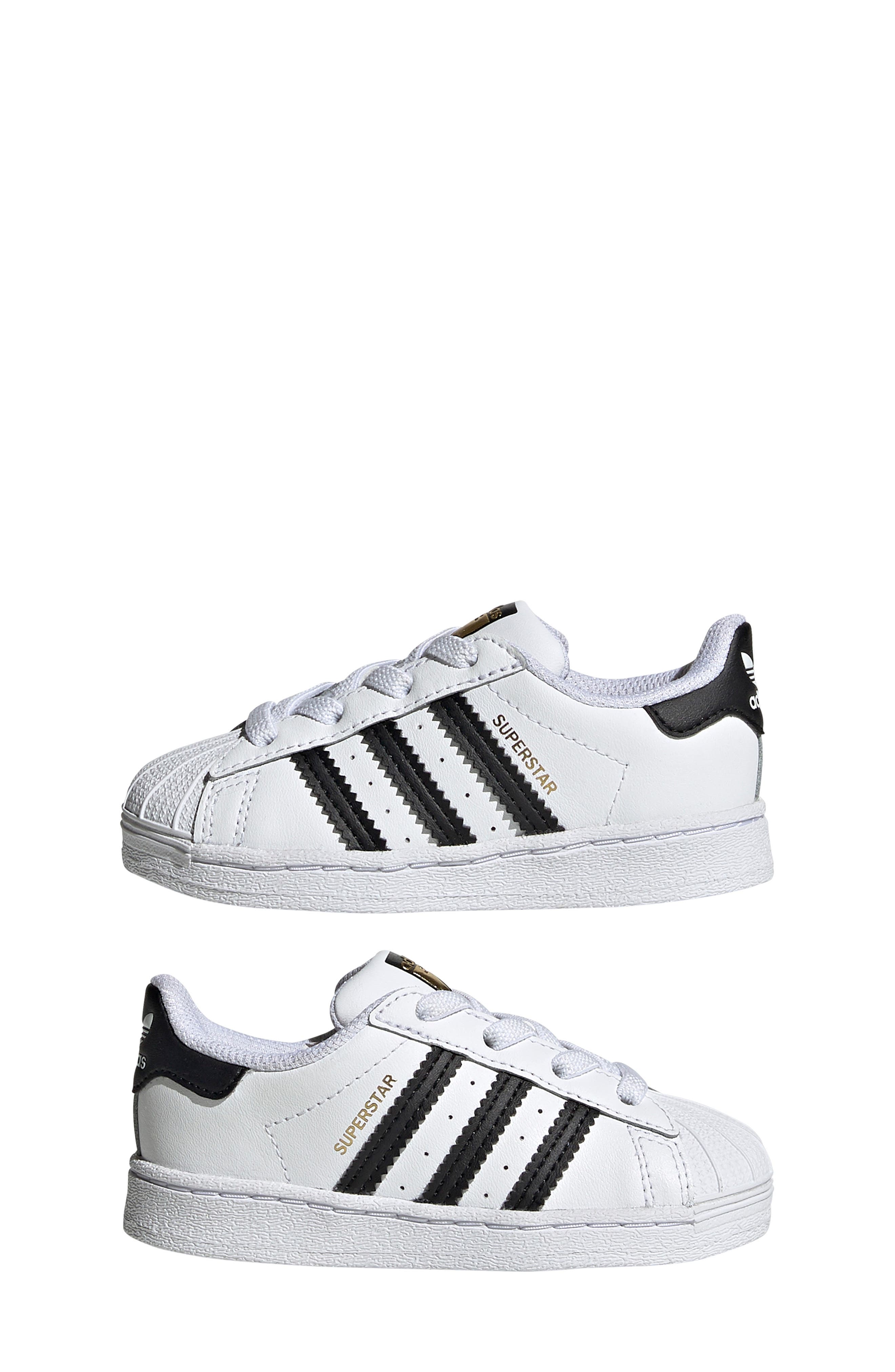 Kids' Superstar Sneaker, Alternate, color, FTWR WHITE/ CORE BLACK