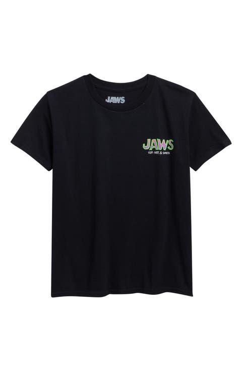 Kids' Jaws Doodle Cotton Graphic T-Shirt (Big Kid)