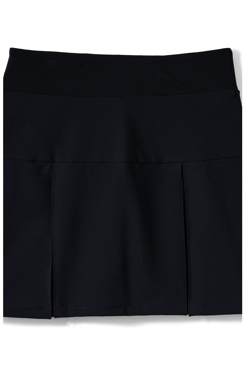School Uniform Girls Performance Pleated Skort Above the Knee, Alternate, color, Black