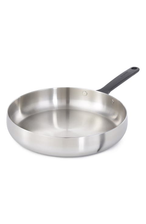 Belly Tri-Ply Stainless Steel Skillet
