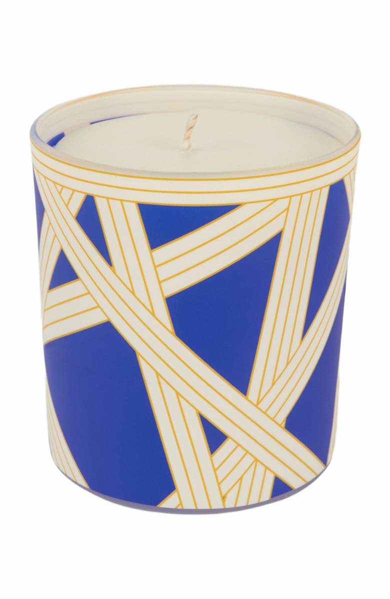 Missoni Home Nastri Scented Candle, Alternate, color, White & Blue