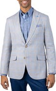 TailorByrd Textured Yarn Dye Windowpane Sport Coat