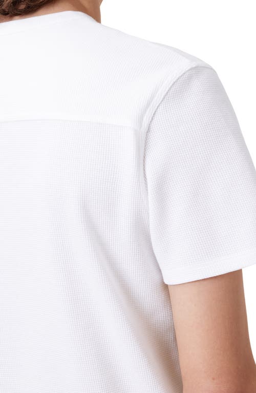 Allsaints Mens Opticwhite Tonic Crewneck Cotton-jersey T-shirt Xl In Chalk White