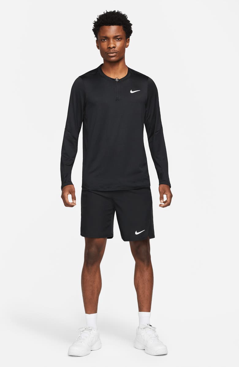 Nike Court Dri-FIT Advantage Half Zip Tennis Top, Alternate, color, 