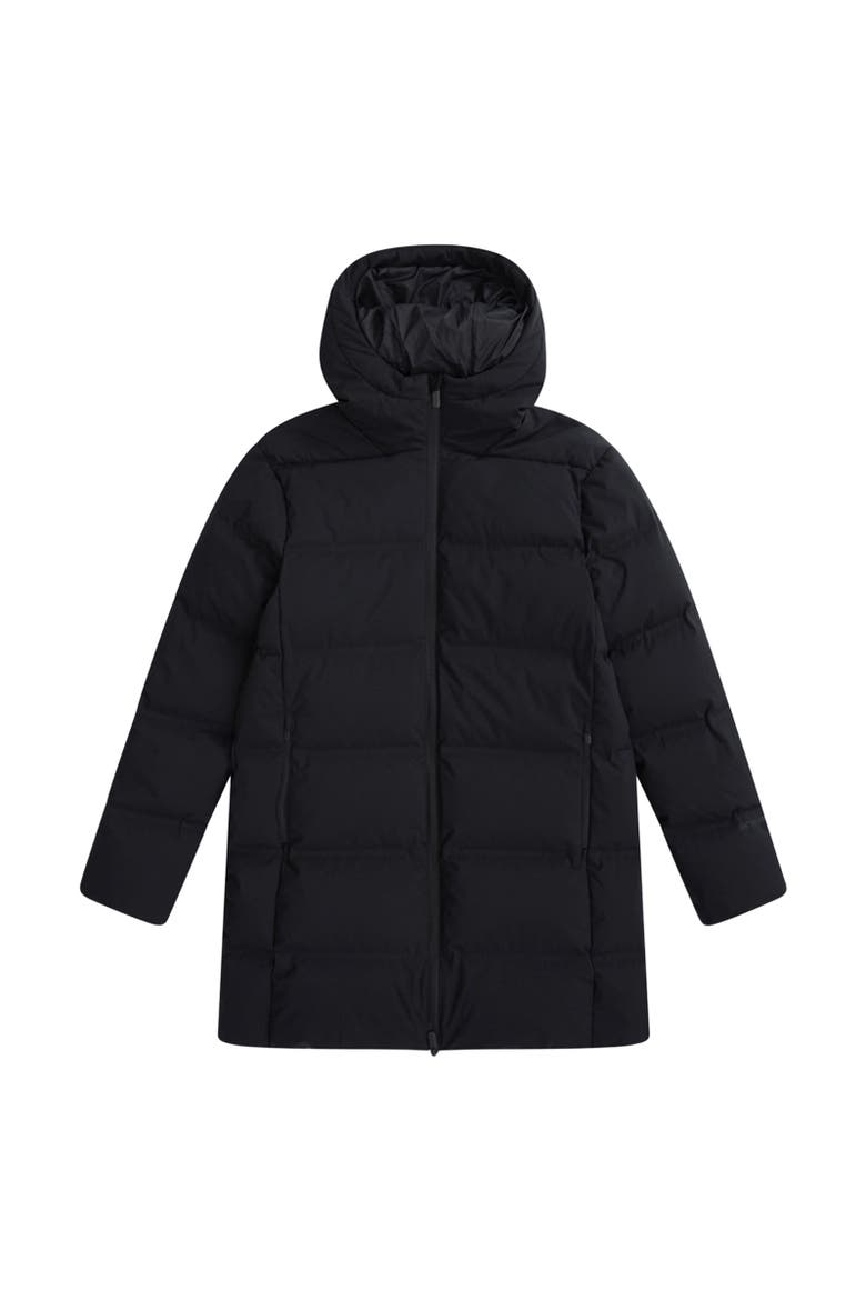 Tech Down Heat Sealed Baffles Padded Jacket, Main, color, Black