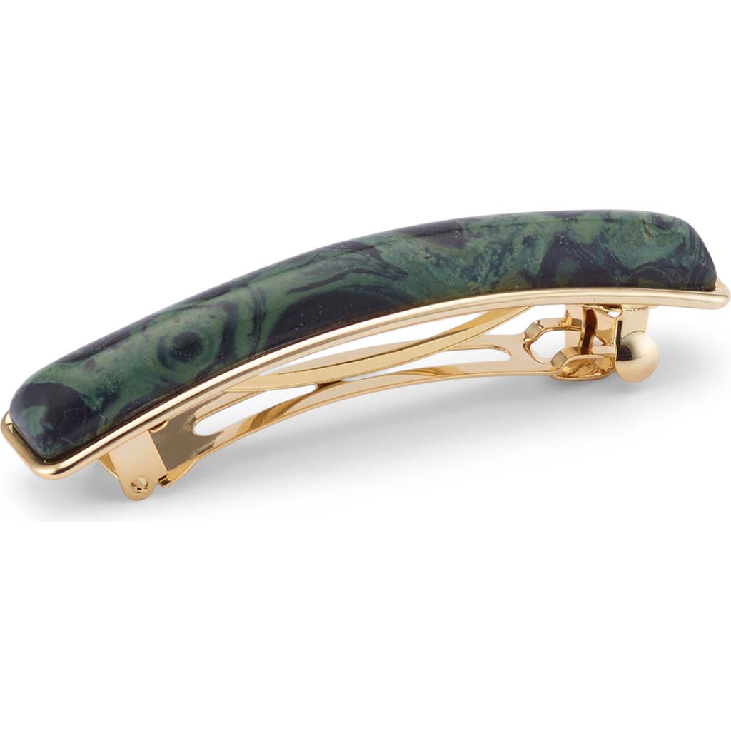 Lelet Ny Cobee Marble Barrette In Green