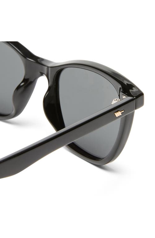 Le Specs Nonsensical 52mm D-frame Sunglasses In Black/smoke Mono Pol