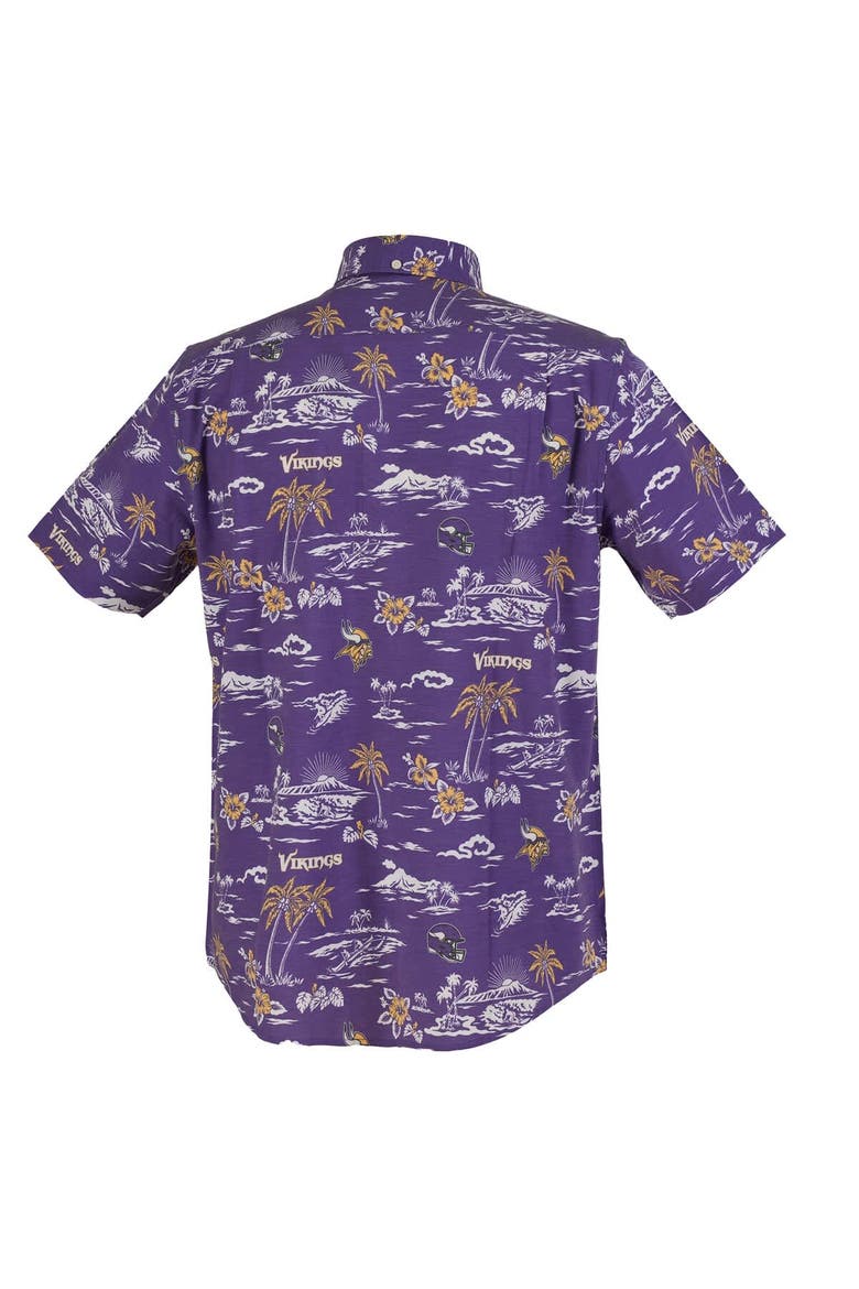 Men's Reyn Spooner Purple Minnesota Vikings Kekai Performance Button-Down Shirt, Alternate, color, Purple
