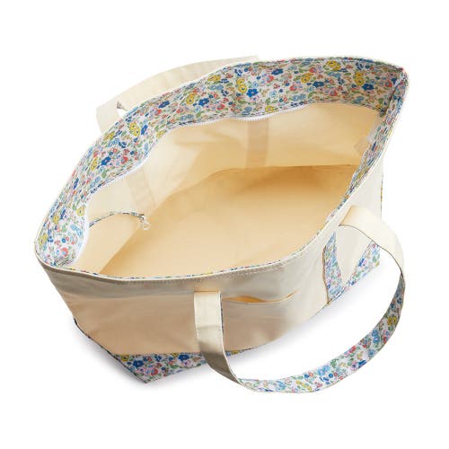 Trvl Design Posies Floral Coated Canvas Maxi Tote In Multi