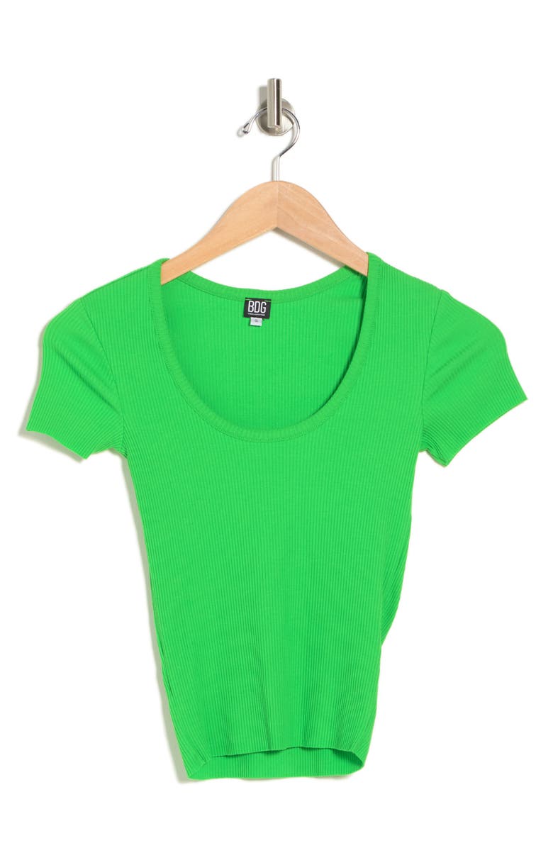 BDG Urban Outfitters Rib Scoop Neck T-Shirt, Alternate, color, 