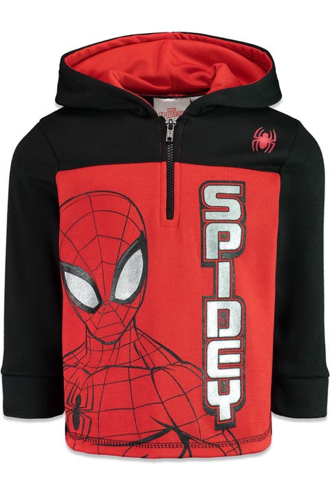 Spider-man Fleece Quarter-zip Hoodie