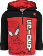 Marvel Spider-man Fleece Quarter-zip Hoodie