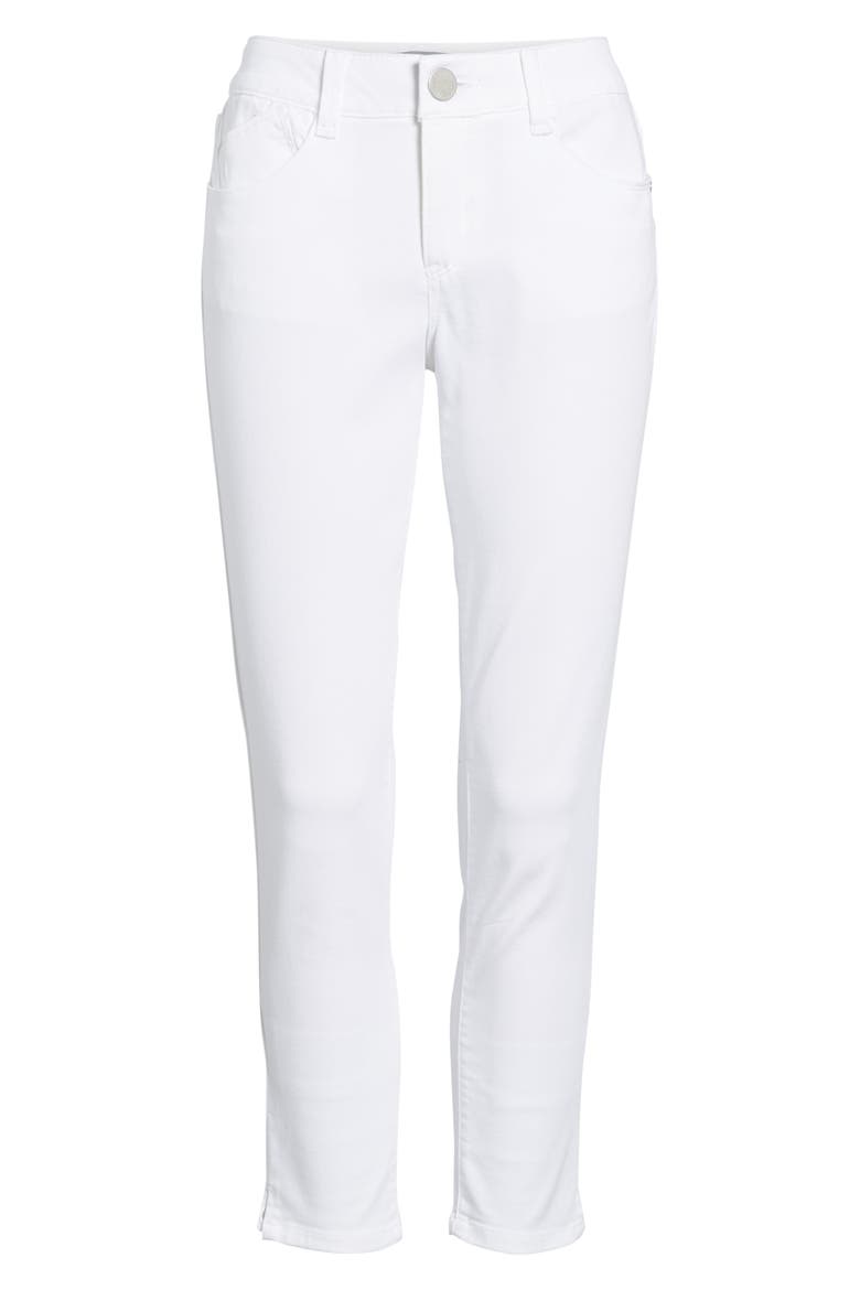 Ab-Solution Ankle Skimmer Jeans (Nordstrom Exclusive), Alternate, color, OPTIC WHITE