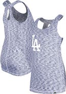 New Era Women's New Era Royal Los Angeles Dodgers Space Dye Keyhole Back Tank Top