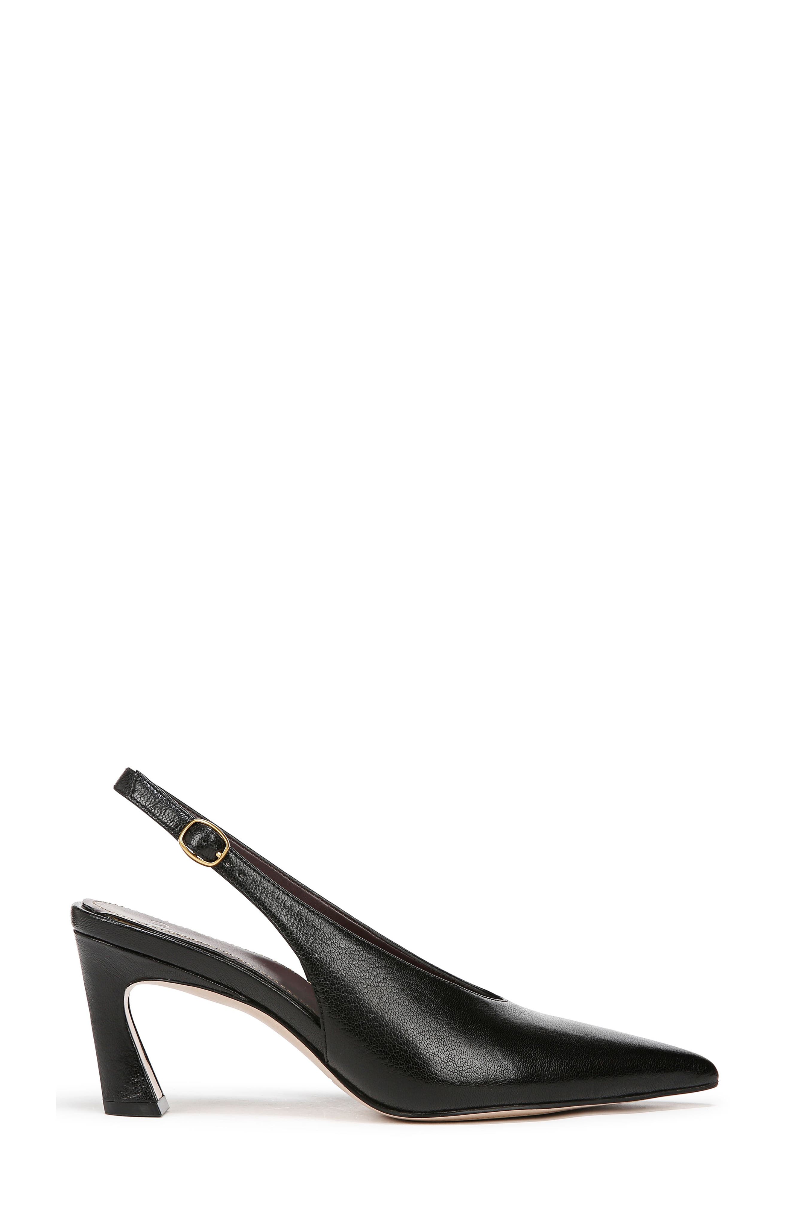 27 EDIT Naturalizer Elaine Slingback Pointed Toe Pump, Alternate, color, Black