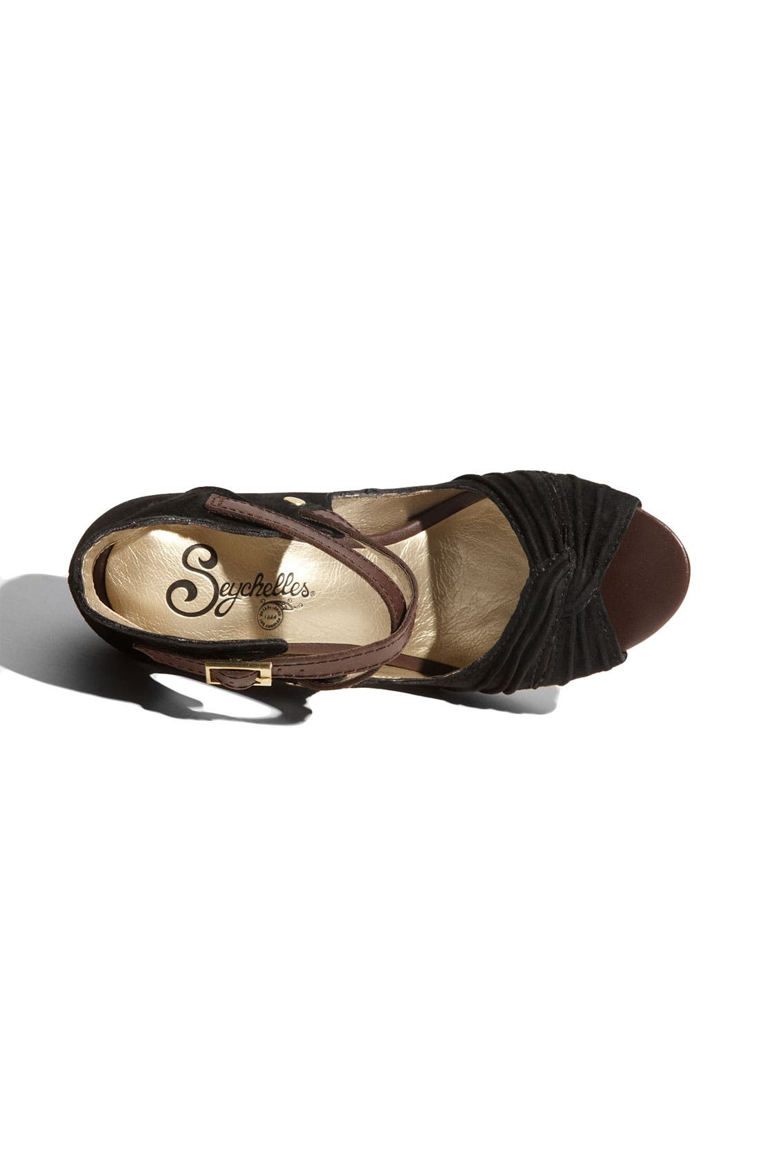 'Witness' Sandal, Alternate, color, BLACK SUEDE