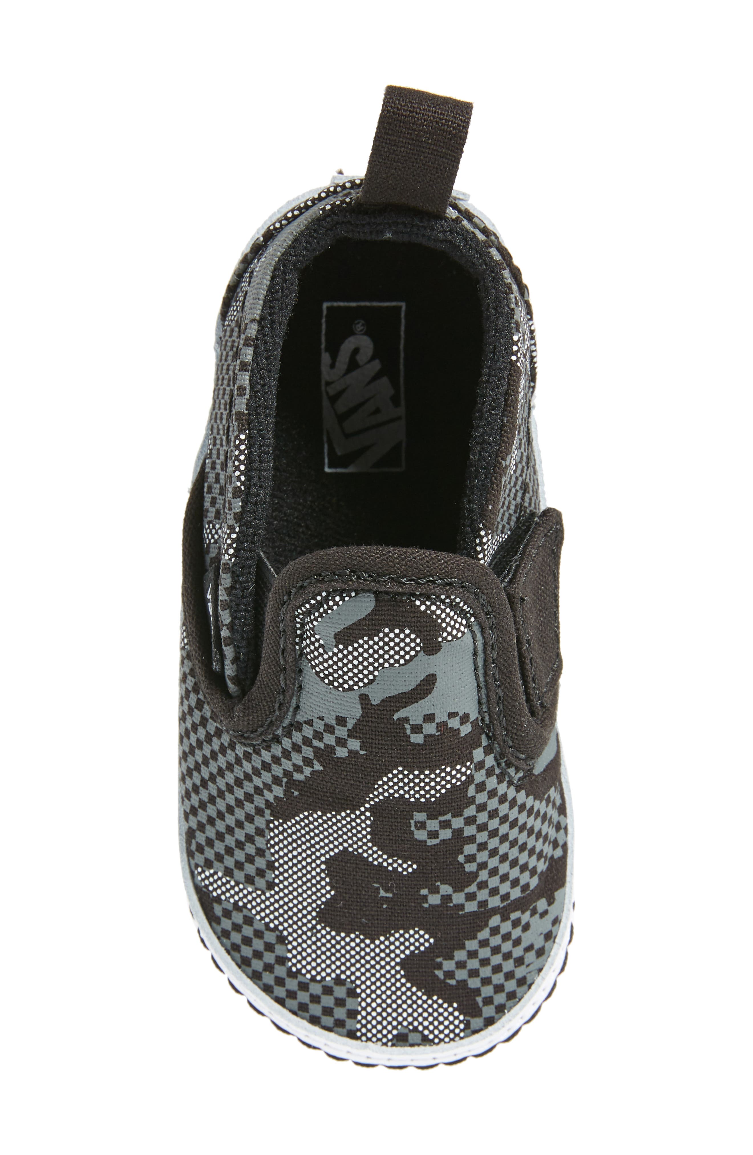 Vans Slip-On Crib Shoe, Alternate, color, 