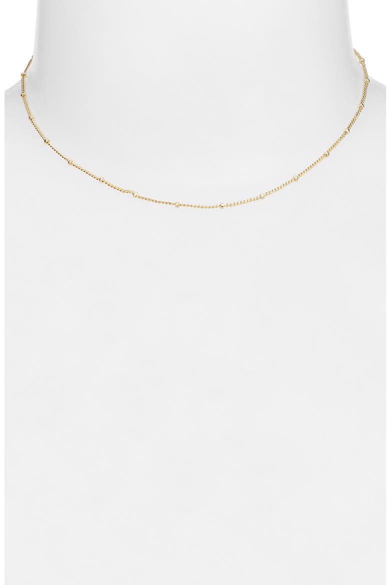 Baby Station Chain Necklace, Alternate, color, GOLD