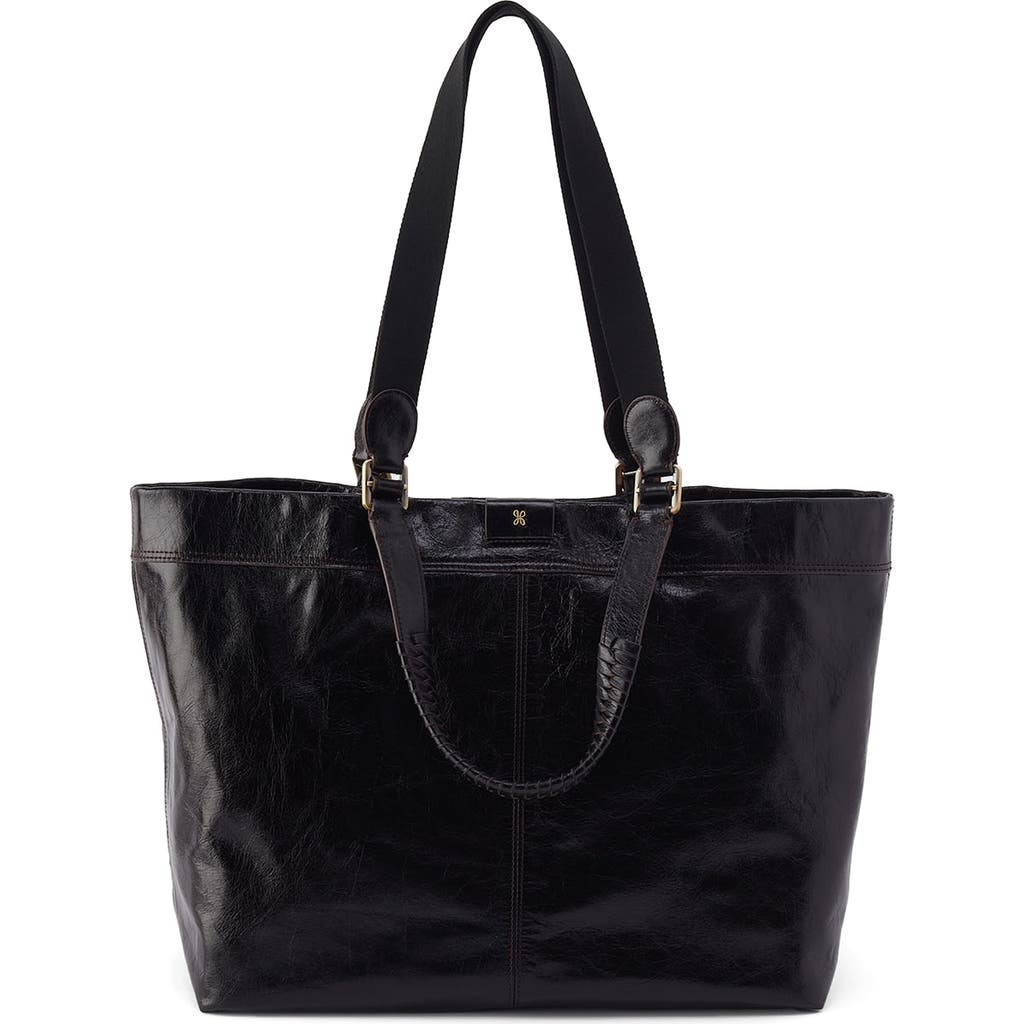 Hobo Romy Max Leather Tote In Black