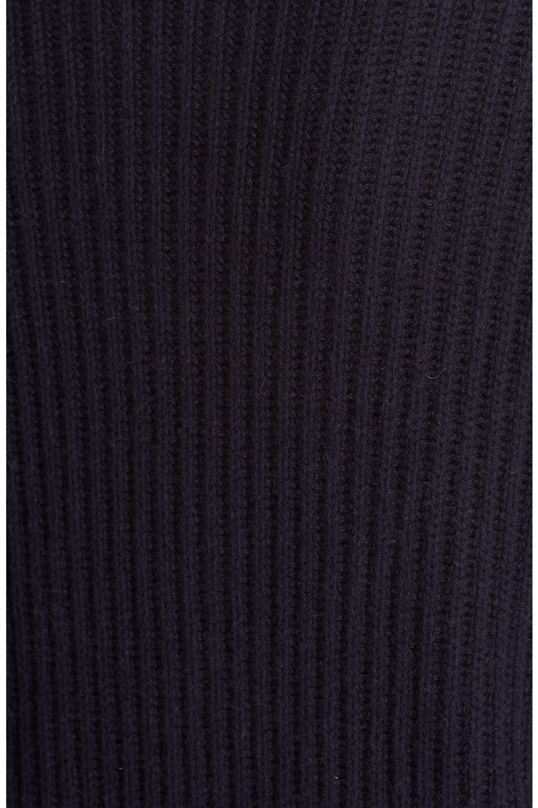 Directional Rib Merino Wool & Cashmere Turtleneck, Alternate, color, COASTAL BLUE