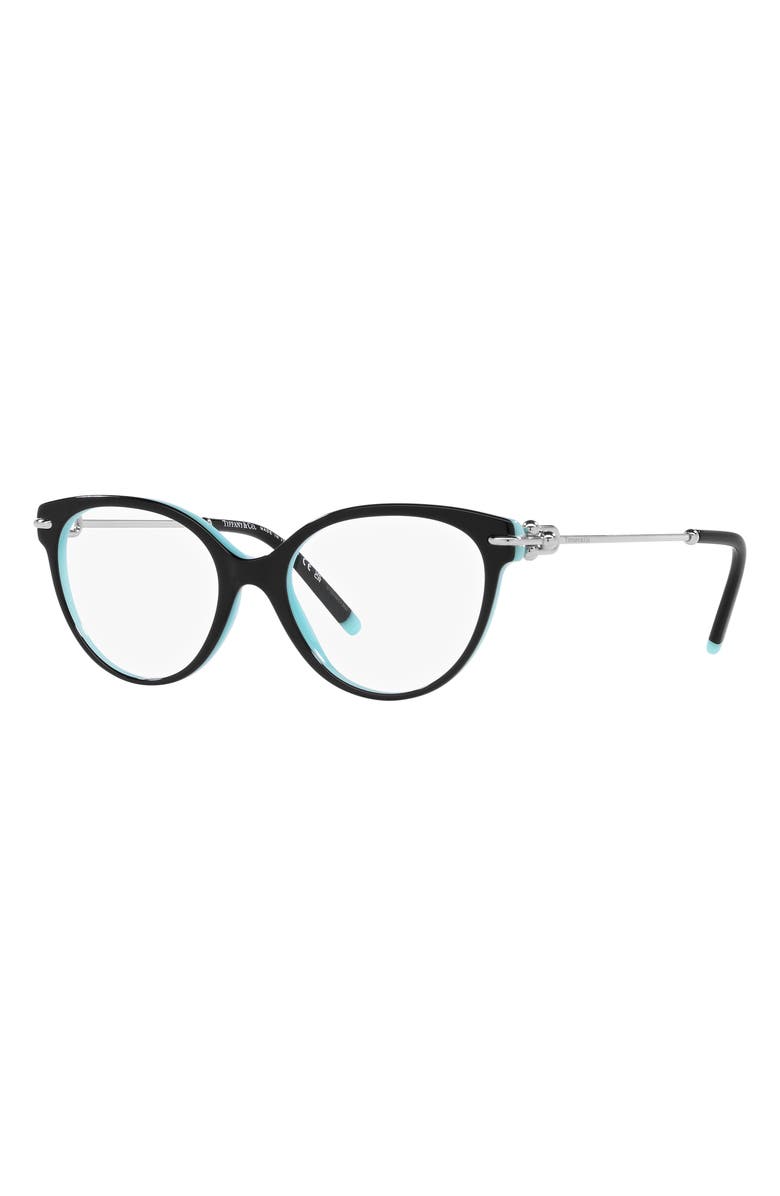 Tiffany & Co. 53mm Cat Eye Optical Glasses, Alternate, color, 