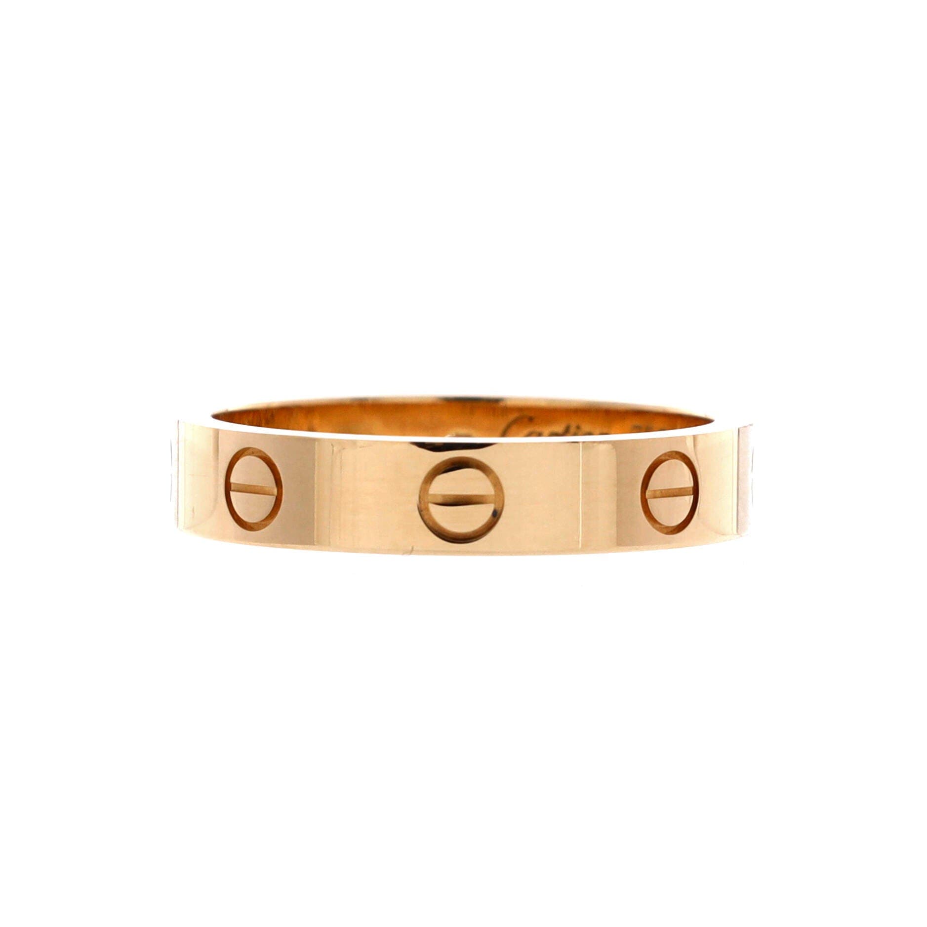 Love Wedding Band 1 Diamond Ring 18K Yellow Gold with Diamond, Main, color, Metallic Gold