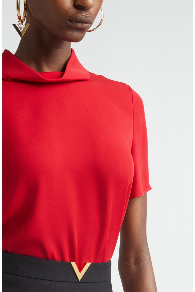 Silk Georgette Top, Alternate, color, PINK