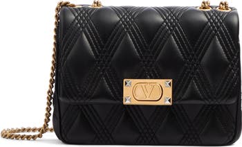 Valentino Garavani Medium Quiltie 67 Quilted Leather