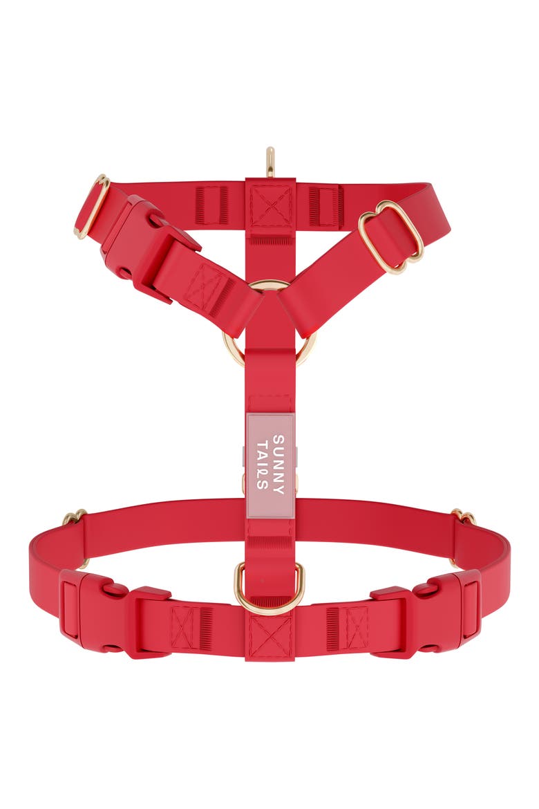 Cloud Lite Waterproof Dog Harness, Alternate, color, CHERRY RED