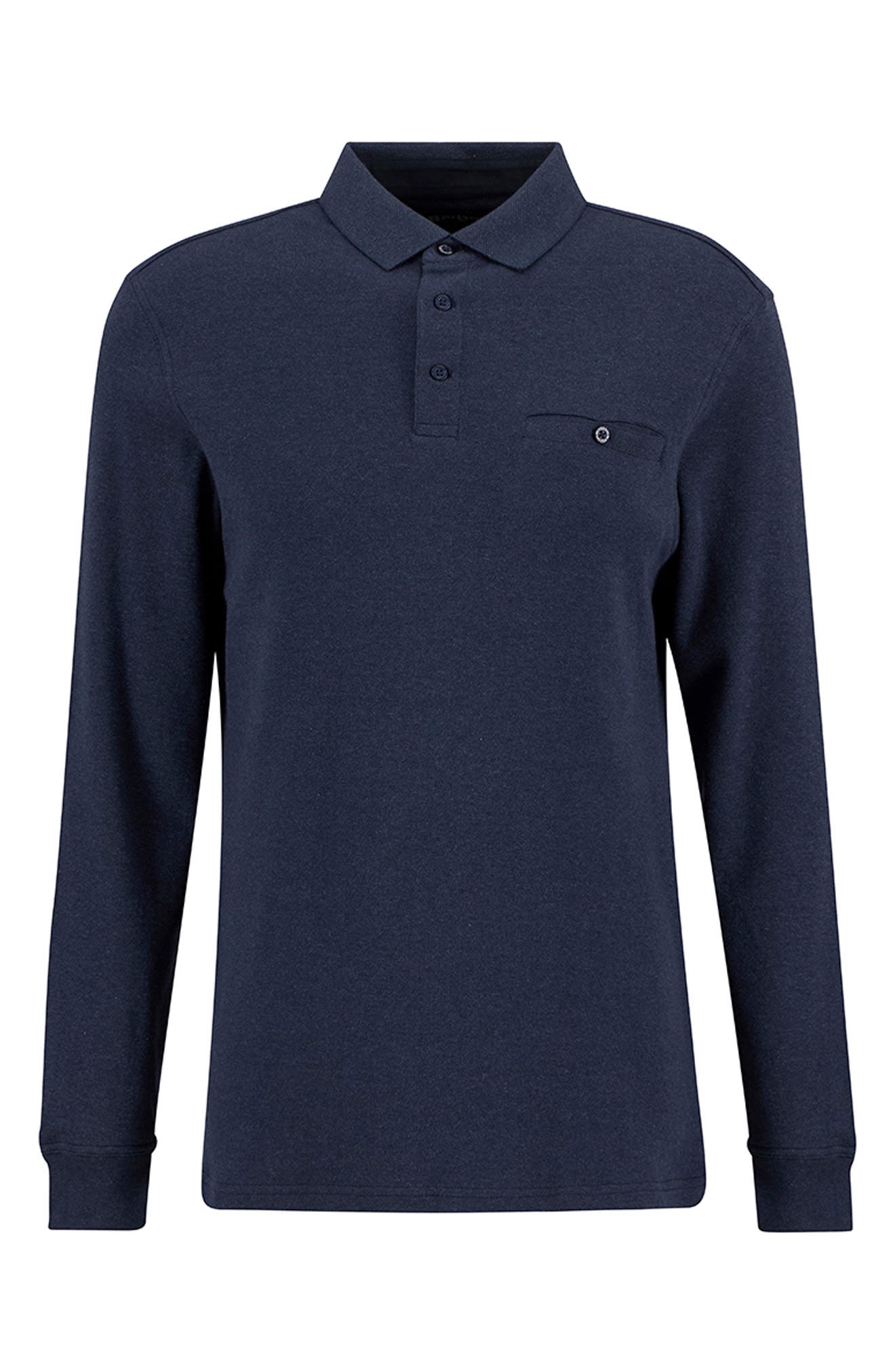 Farmwell Long Sleeve Tailored Polo