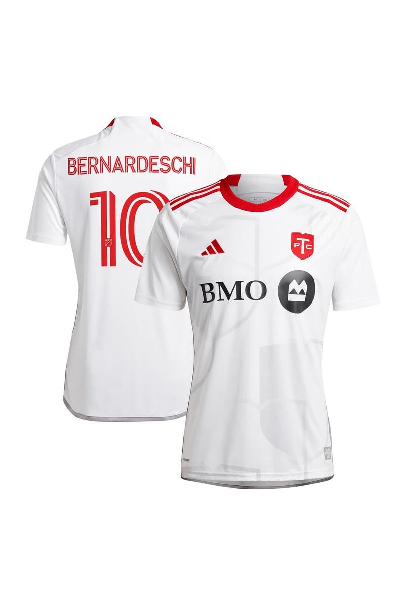 adidas Men's adidas Federico Bernardeschi White Toronto FC 2024 GTA Kit Replica Player Jersey, Main, color, 
