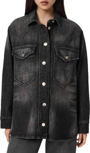 AllSaints Bryn Denim Button-Up Shirt
