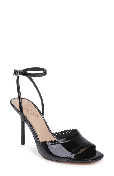 Bradee Faux Leather Ankle Strap Sandal