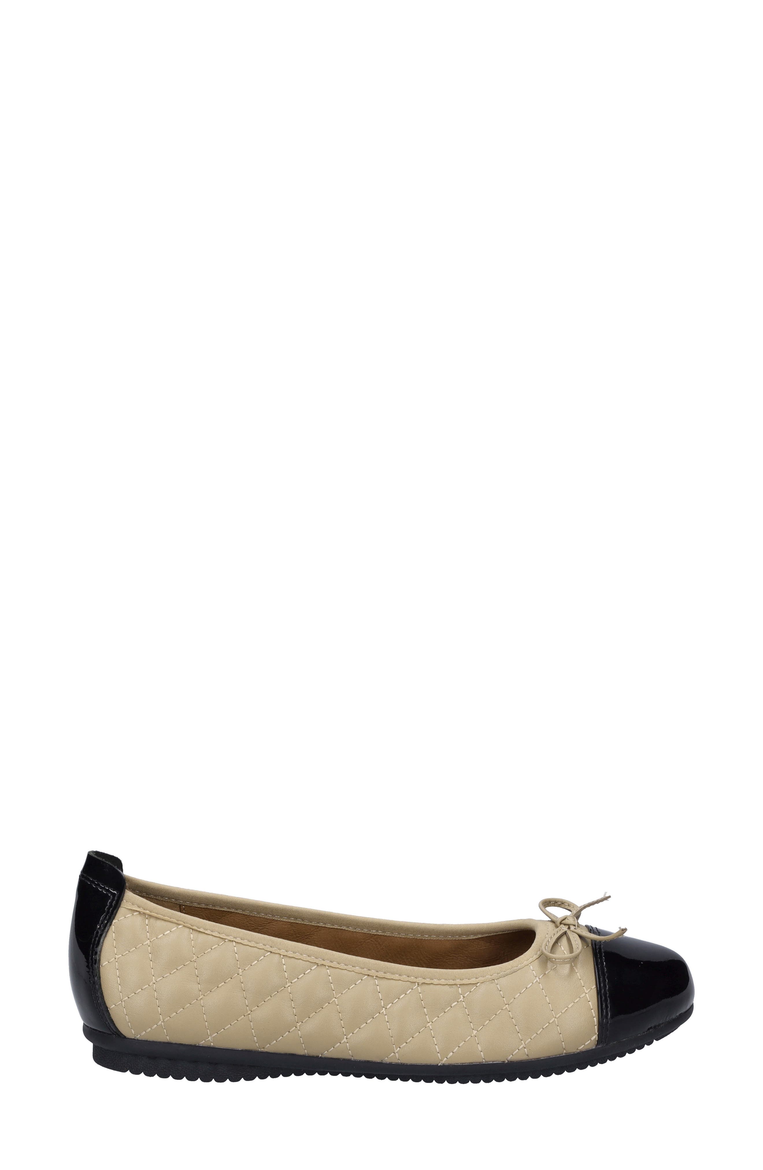 Josef Seibel Pippa Ballet Flat, Alternate, color, Beige/ Black