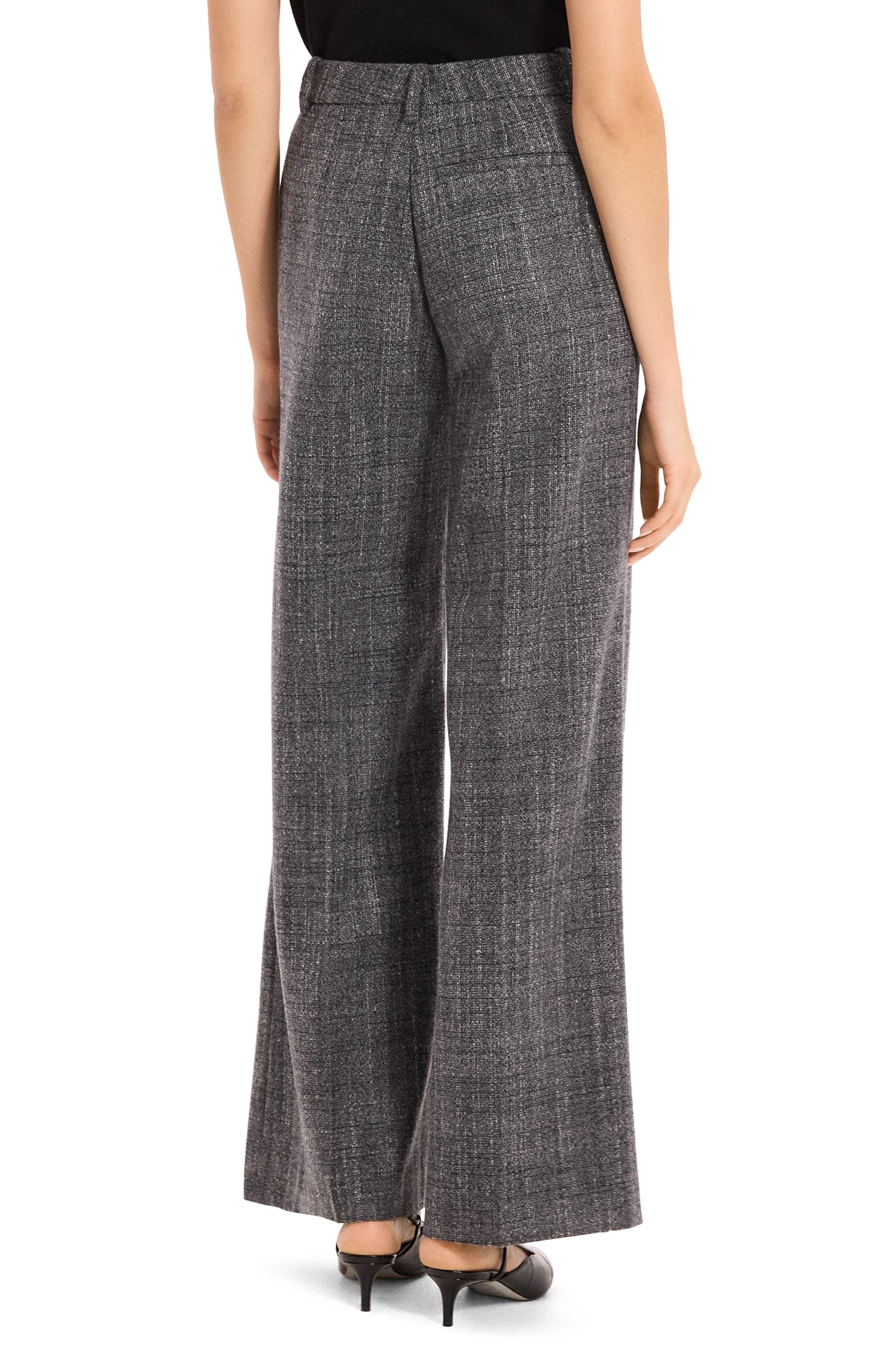 Crosshatch Wool Blend Pants - image 2