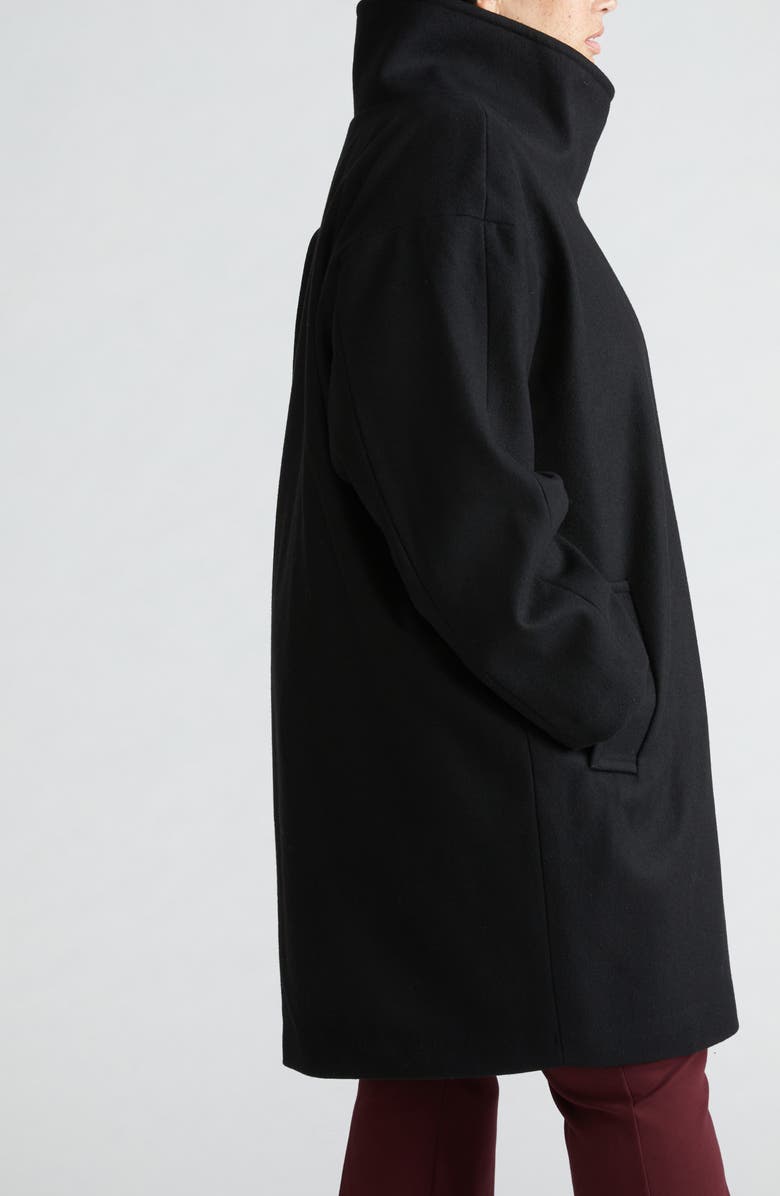 Universal Standard Marlo Coat, Alternate, color, Black