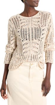 NIC+ZOE Open Stitch Sweater