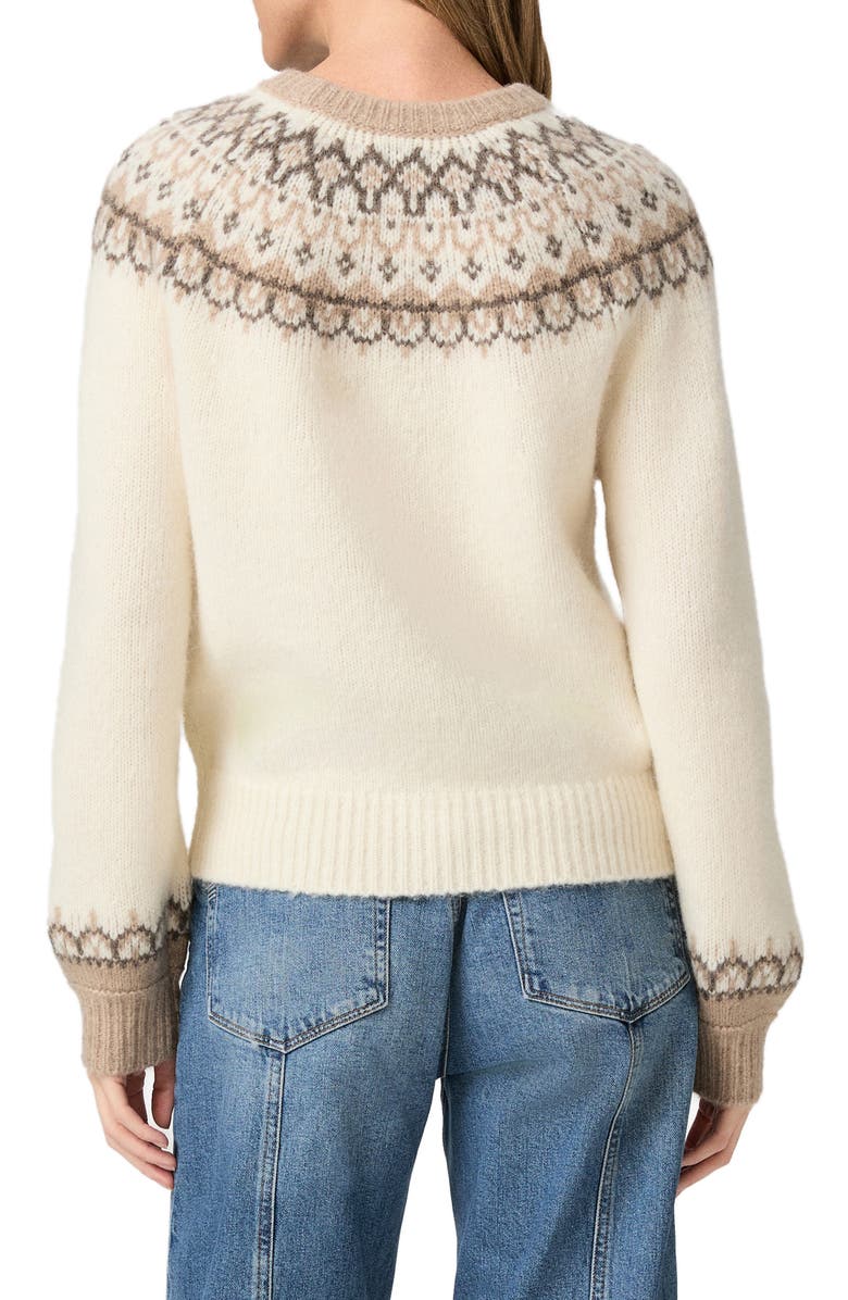 PAIGE Misha Fair Isle Sweater, Alternate, color, Ivory Multi