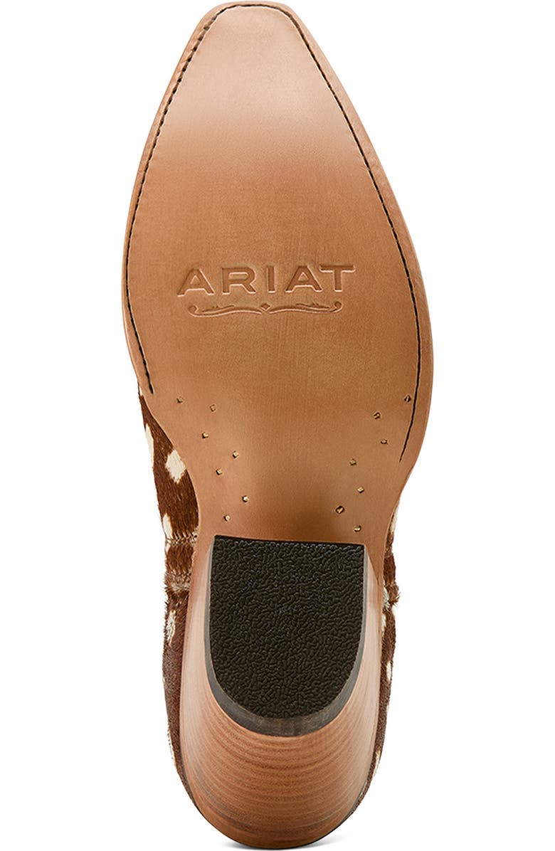 Ariat Dixon X Toe Western Boot, Alternate, color, Brown Calf Hair