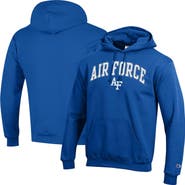 Champion Men's Champion Royal Air Force Falcons Arch Over Logo Pullover Hoodie
