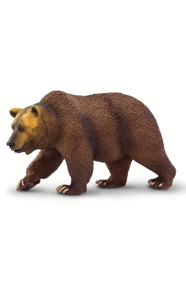 Safari Ltd. Grizzly Bear Toy, Main, color, NO COLOR