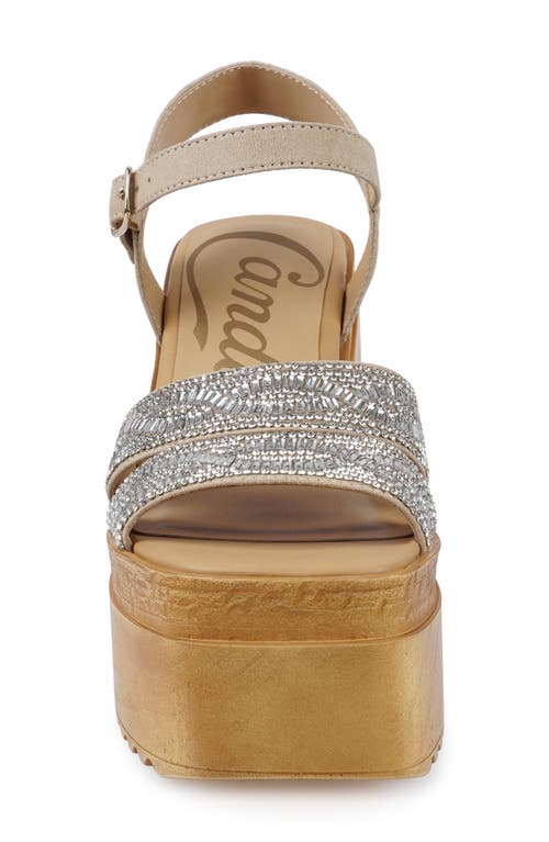 Candies Candie's Cuna Ankle Strap Platform Wedge Sandal