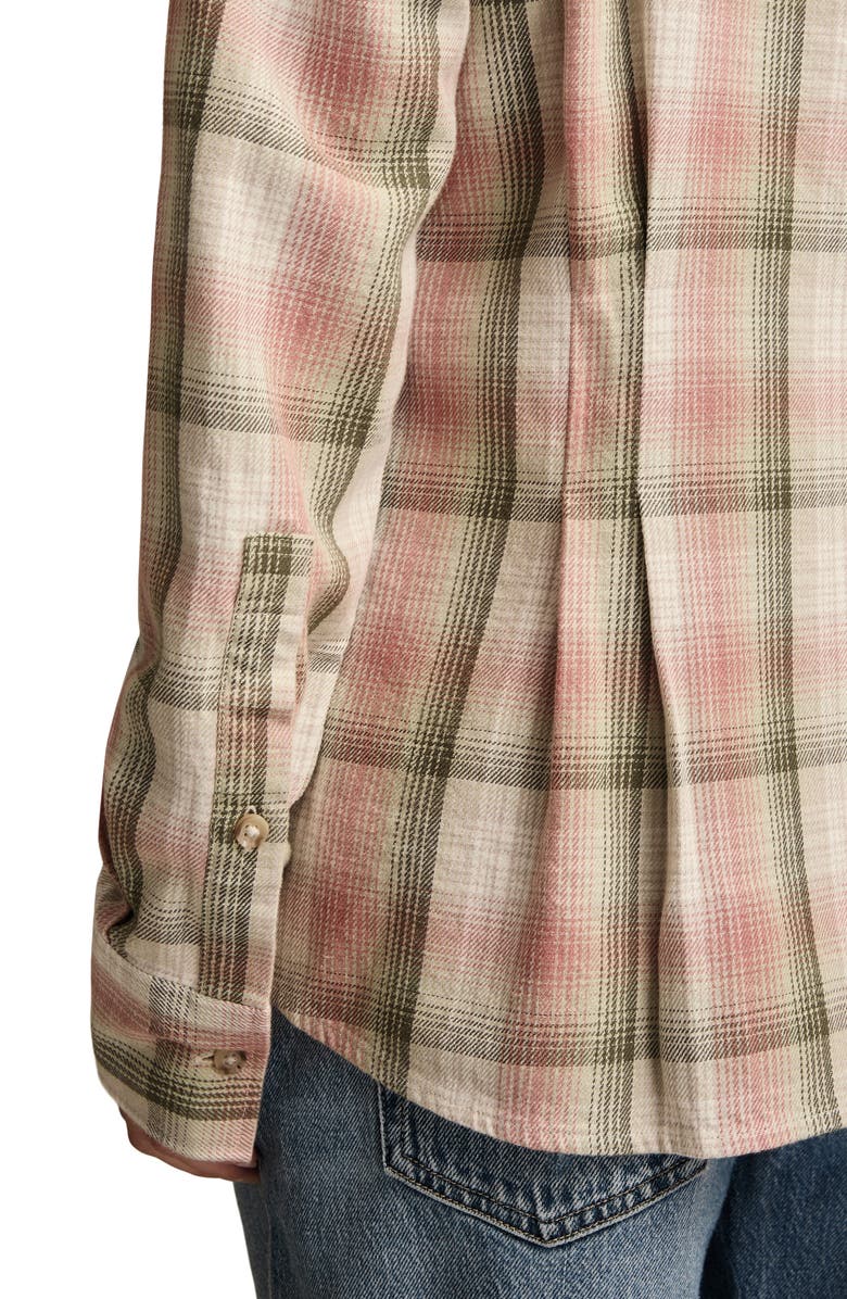 Lucky Brand Plaid Button-Up Cotton Shirt, Alternate, color,